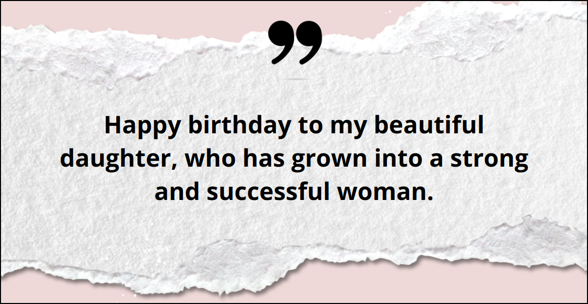 Proud of Daughter Birthday Quotes